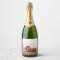 Terracotta Ombre | Boho Wedding Photo Wine Label