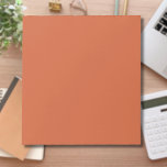 Terracotta Orange Solid Colour Warm & Earthy Desig Notepad<br><div class="desc">The Terracotta Orange Solid Colour pattern is a timeless and versatile design that radiates warmth and natural elegance. This rich, earthy shade of orange adds a sense of coziness and sophistication to any project, making it a perfect choice for fashion, home decor, textiles, and graphic design. Its deep, muted tone...</div>