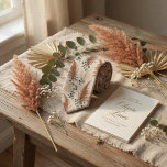 Terracotta Pampas Grass & Eucalyptus Tie<br><div class="desc">This stunning necktie features a beautiful arrangement of terracotta-colored pampas grass plumes paired with soft sage green eucalyptus branches on a light cream background. The design has a warm, modern, and sophisticated feel with a natural, airy elegance that is perfect for weddings and formal events. The rich terracotta tones combined...</div>