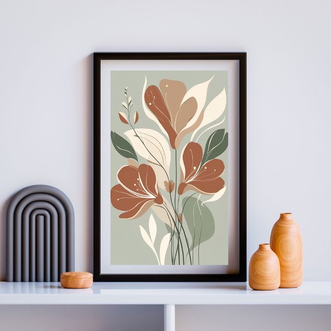 Terracotta Petals Poster (Creator Uploaded)