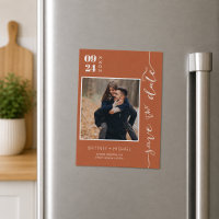 Terracotta Photo Save the Date