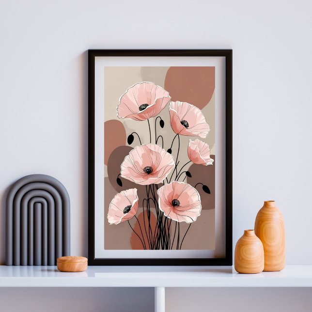 Terracotta Poppy Dreams Poster (Creator Uploaded)