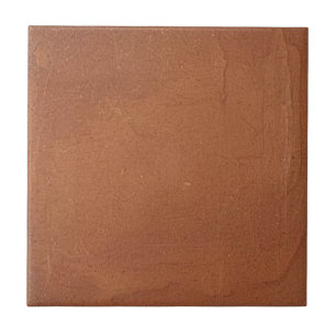 Terracotta red simple rustic tile