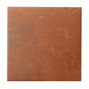Terracotta red simple rustic tile