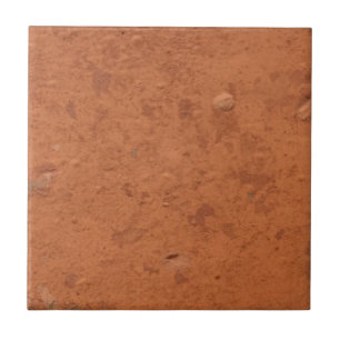 Terracotta red simple rustic tile