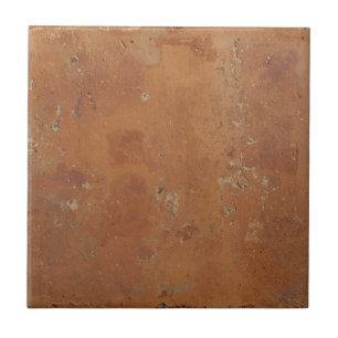 Terracotta red simple rustic tile