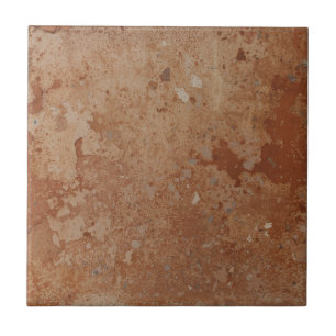 Terracotta red simple rustic tile
