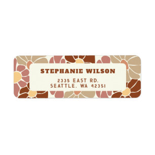 Terracotta Retro Super Boho Chic Floral Mariage