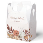 Terracotta Rust Flowers Boho Fall Foliage Wedding