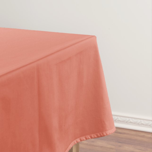 Terracotta Solid Colour | Classic | Elegant  Tablecloth (In Situ)