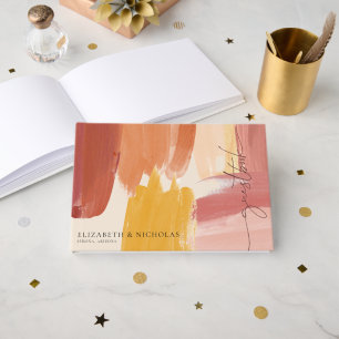 Terracotta Sunrise Wedding Guest Book