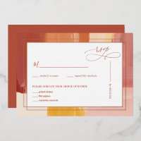 Terracotta Sunrise | Wedding RSVP