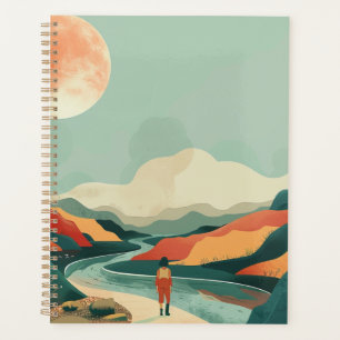 Terracotta Teal Boho River Mountain Journey Planner