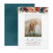 Terracotta Teal Floral Save The Date Photo