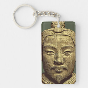 Terracotta Warrior - Ancient Gold Art Keychain
