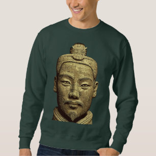 Terracotta Warrior - Ancient Gold Art Sweatshirt