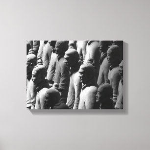 Terracotta Warriors Xian China Photography Photo Canvas Print