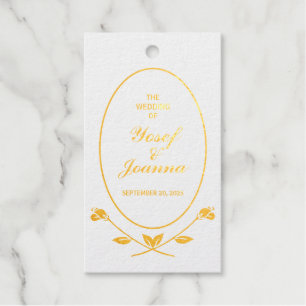Terracotta Wedding Gift Tags