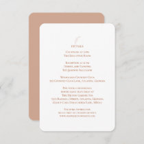 Terra Cotta Watercolor A7 5x7 Wedding Invitation Envelope