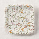 Terracotta Wildflower Boho Wedding In Bloom Garden Paper Plate<br><div class="desc">Celebrate your boho wedding with our Wildflower Boho Wedding In Bloom Garden Paper Plates. Adorned with a charming wildflower design, these plates bring a touch of natural beauty to your reception. The "In Bloom" theme infuses a sense of romance and free-spirited elegance into every detail. Delicate wildflowers grace the plates,...</div>
