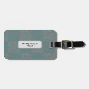 Terrain pattern green 01b Two-Tone Luggage Tag
