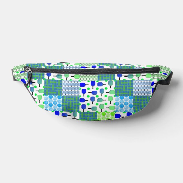 Terrains de Pickleball Bleu et Vert, Paddles & Bal (Poser)