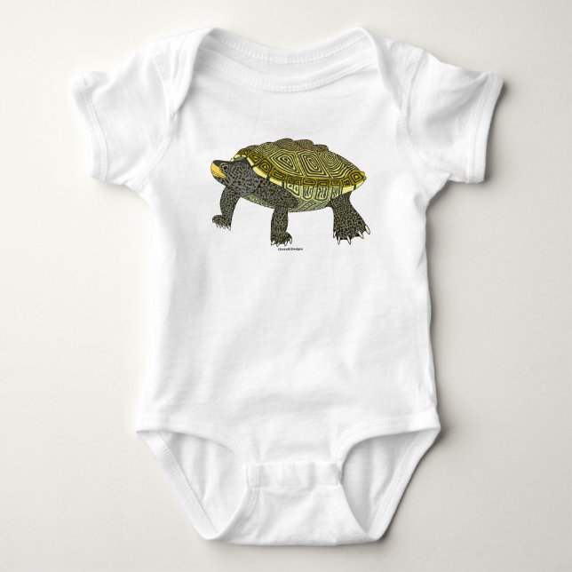 Terrapin (blanc) - Body bébé (Devant)