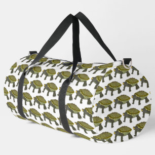 Terrapin (pattern white) - Duffel Bag