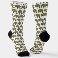 Terrapin (pattern white) - Premium Socks