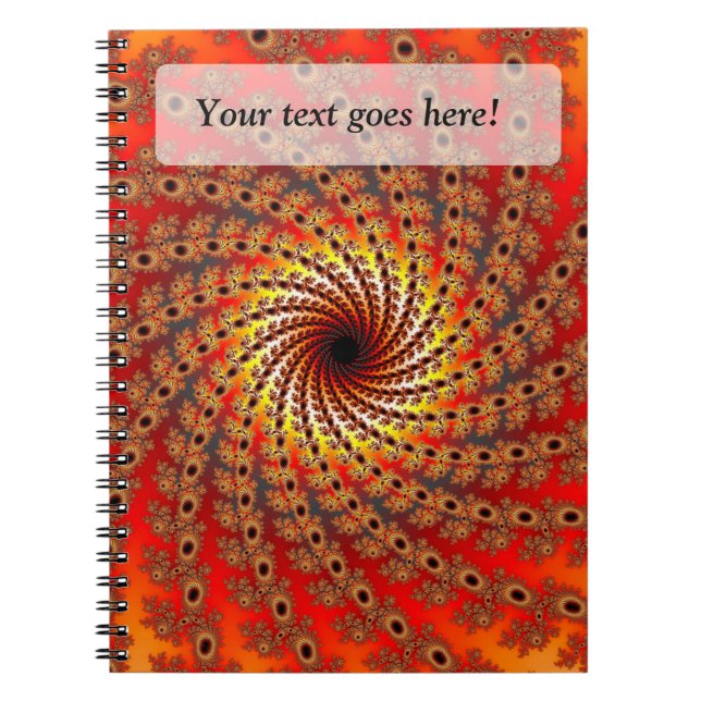 Terrapin Spin Fractal Art Notebook (Front)