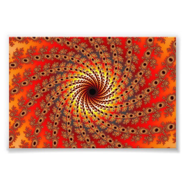 Terrapin Spin Fractal Art Photo Print (Front)