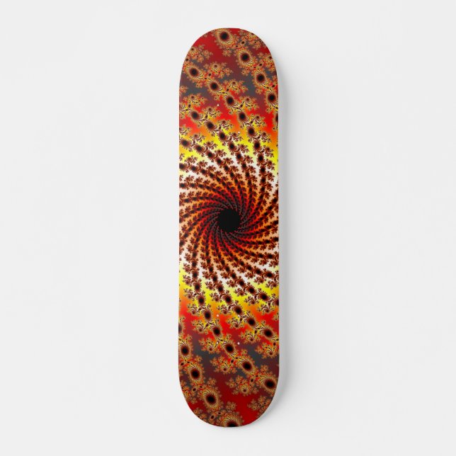 Terrapin Spin Fractal Art Skateboard (Front)