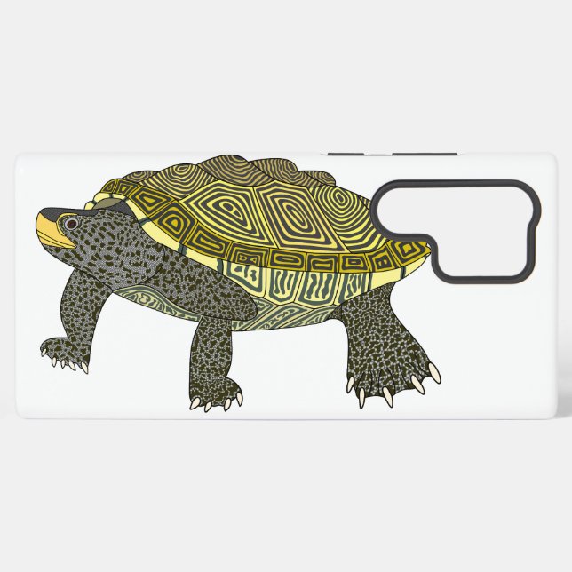 Terrapin (white) - Samsung Phone Case (Back Horizontal)