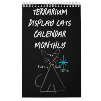Terrarium Display Cat Calendar