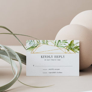 Terrarium RSVP Card