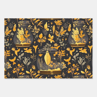 Terrariums en papier de découpage Jeu de 3