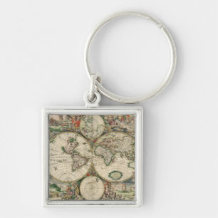 Terrarum Orbis Tabula Keychain