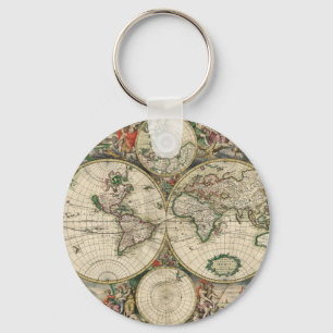 Terrarum Orbis Tabula Keychain