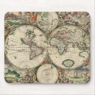 Terrarum Orbis Tabula Mouse Pad
