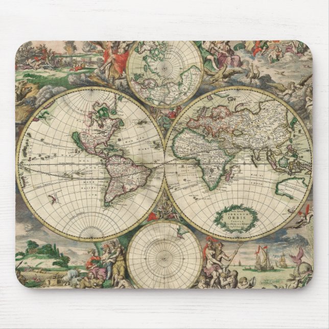 Terrarum Orbis Tabula Mouse Pad (Front)
