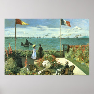 Terrasse à St. Adresse, 1867,  Monet Affiche