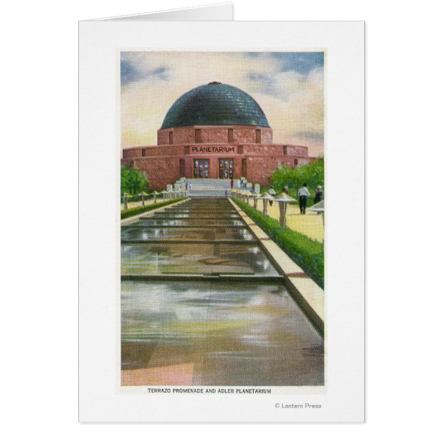 Terrazo Promenade Vue du Planétarium Adler (Devant)