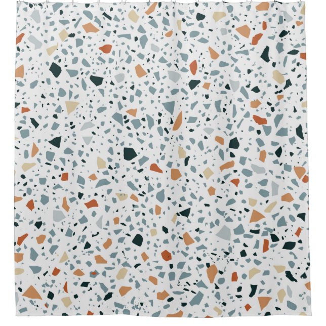 Terrazzo floor marble seamless hand crafted patter (Front)