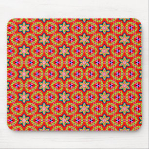 Terrazzo Flowers Mouse Pad
