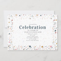 Terrazzo Generic Celebration Party Invitation 
