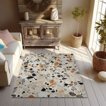 Terrazzo Handcrafted:Earthtones Elegance