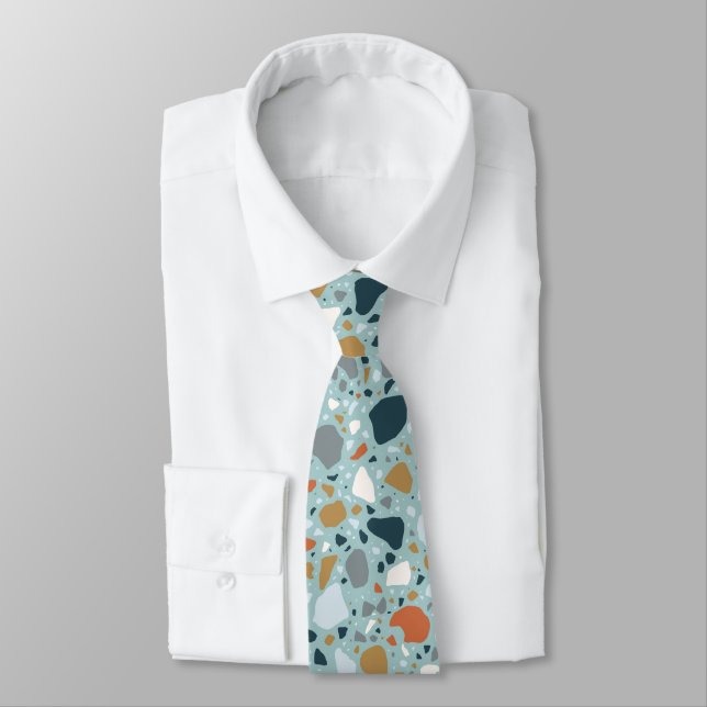 Terrazzo In Blue Tie (Tied)