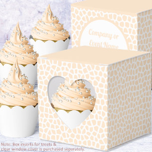 Terrazzo - Orange Peach Heart Favour Box