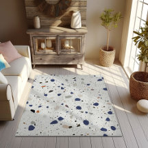 Terrazzo Pastel Dreams: Orange, Green, Grey, Cream