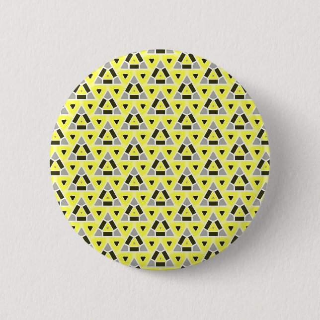 Terrazzo Pattern 2 Inch Round Button (Front)